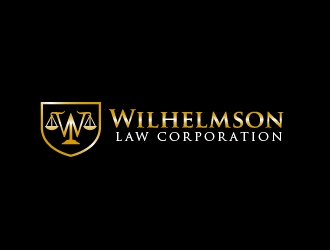 Wilhelmson Law Corporation logo design by eyeglass