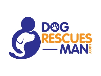 Dog Rescues Man  logo design by jaize