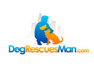 Dog Rescues Man  logo design by fontstyle