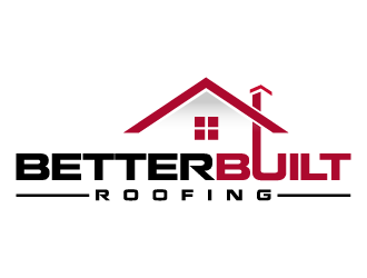 Better Built Roofing logo design by grea8design