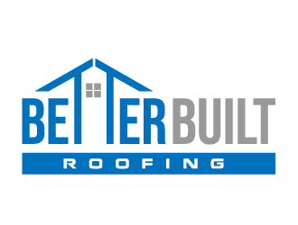 Better Built Roofing logo design by grea8design