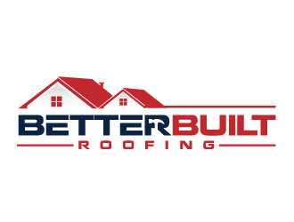 Better Built Roofing logo design by grea8design