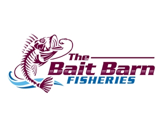 the bait barn fisheries logo design by ingepro