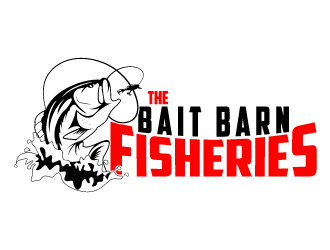 the bait barn fisheries logo design by torresace