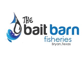 the bait barn fisheries logo design by ruthracam