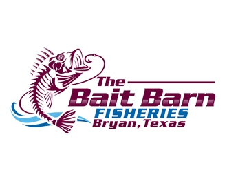 the bait barn fisheries logo design by ingepro