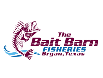 the bait barn fisheries logo design by ingepro