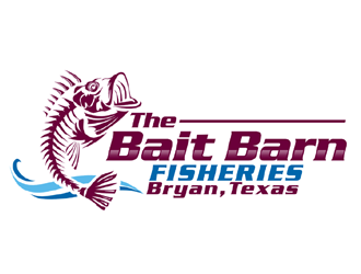 the bait barn fisheries logo design by ingepro