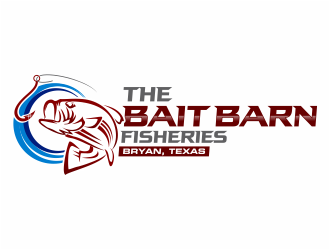 the bait barn fisheries logo design by mutafailan