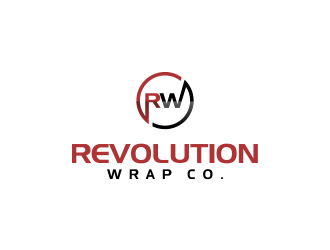 Revolution Wrap Co. logo design by oke2angconcept
