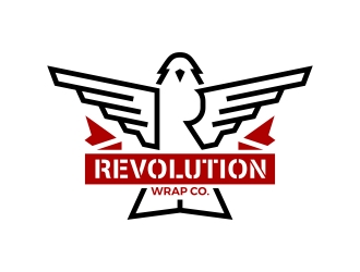 Revolution Wrap Co. logo design by Mbezz