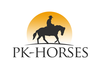 pk-horses logo design by kunejo