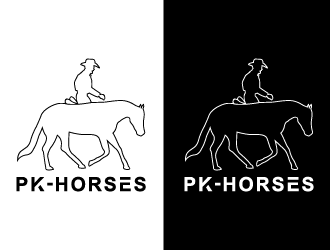 pk-horses logo design by Mehul