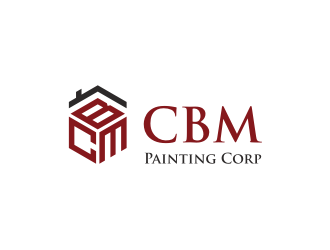 CBM Painting Corp. logo design by enilno