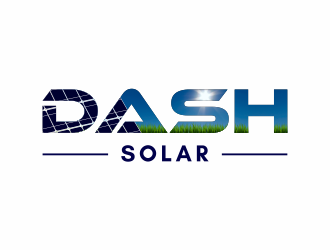 Dash Solar logo design by MagnetDesign
