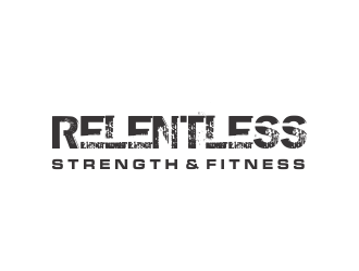 RELENTLESS    Strength & Fitness logo design by oke2angconcept