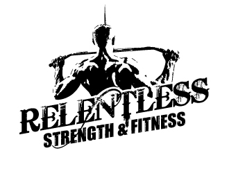 RELENTLESS    Strength & Fitness logo design by artbitin