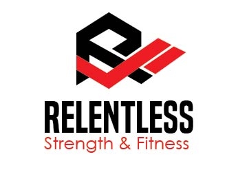 RELENTLESS    Strength & Fitness logo design by ruthracam