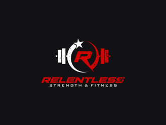 RELENTLESS    Strength & Fitness logo design by zeta