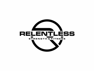 RELENTLESS    Strength & Fitness logo design by ammad