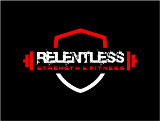 RELENTLESS    Strength & Fitness logo design by Girly