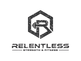 RELENTLESS    Strength & Fitness logo design by Andri