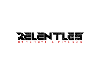 RELENTLESS    Strength & Fitness logo design by zeta