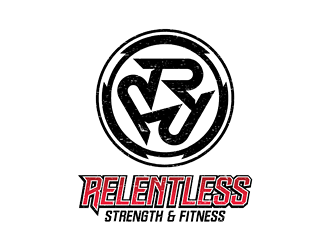 RELENTLESS    Strength & Fitness logo design by VhienceFX