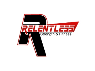 RELENTLESS    Strength & Fitness logo design by Maddywk