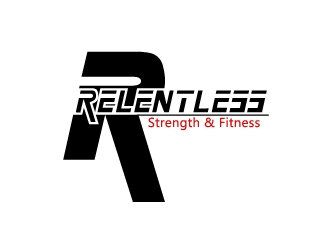 RELENTLESS    Strength & Fitness logo design by Maddywk