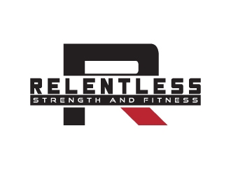 RELENTLESS    Strength & Fitness logo design by Maddywk