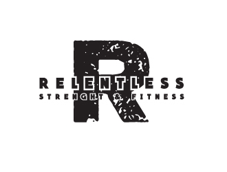 RELENTLESS    Strength & Fitness logo design by Maddywk