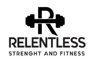 RELENTLESS    Strength & Fitness logo design by Maddywk