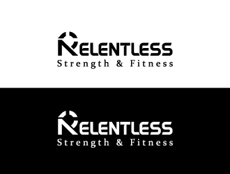 RELENTLESS    Strength & Fitness logo design by Maddywk