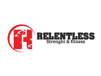 RELENTLESS    Strength & Fitness logo design by Maddywk