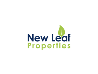 New Leaf Properties logo design by johana
