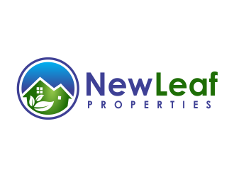 New Leaf Properties logo design by AisRafa