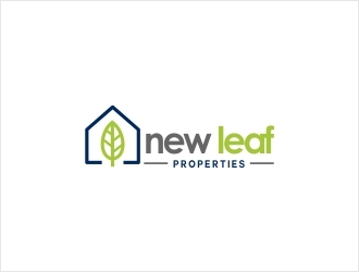 New Leaf Properties logo design by gusdwi77