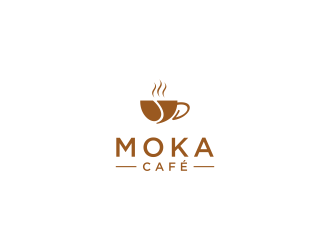 Moka cafe logo design by kaylee
