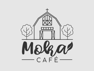 Moka cafe logo design by amar_mboiss