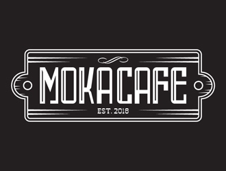 Moka cafe logo design by aufan1312