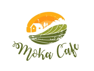 Moka cafe logo design by wenxzy