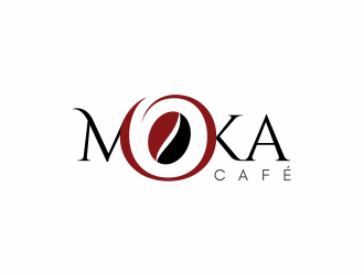 Moka cafe logo design by MagnetDesign