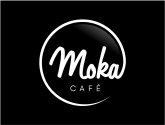 Moka cafe logo design by MagnetDesign