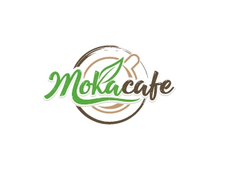 Moka cafe logo design by fantastic4