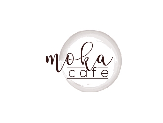Moka cafe logo design by artbitin