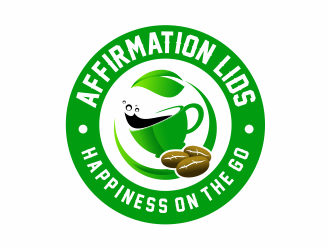 Affirmation Lids logo design by Girly