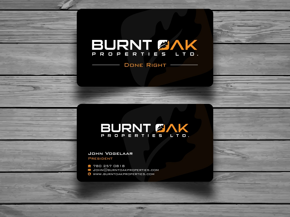 Burnt Oak Properties Ltd. logo design by labo