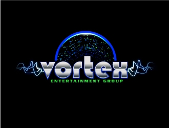 Vortex Entertainment Group (Vortex E.G.) logo design by fantastic4