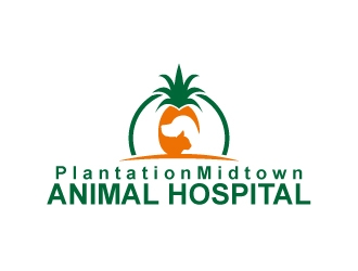 Plantation Midtown Animal Hospital logo design by gipanuhotko
